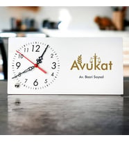 Avukatlara Özel Mesleki Şık Masa Saati