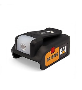 CAT DA18099 18Volt 2A Çift Çıkışlı USB Port + LED Fener (Akü Dahil Değildir)