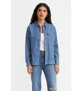 Levi's Kadın Mavi Denim Kot Gömlek - 16786-0017