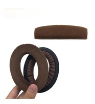 Sennheiser HD598 HD598 Cs HD598SE HD 598 SR HD518 HD558 HD595 HD599 HD569 HD579 Uyumlu Kulaklık Pedi ve Kafa Bandı (Kahverengi)
