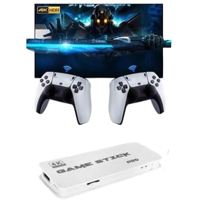 Mey İthalat® 3D 4K Hd 2.4G Game Stick 4K Hd Oyun Konsolu Çift Kollu