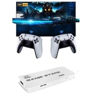 Mey İthalat® 3D 4K Hd 2.4G Game Stick 4K Hd Oyun Konsolu Çift Kollu
