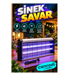 10W UV Işıklı Elektrikli Sinek Savar Sessiz Haşere Öldürücü Lamba