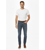 Erkek Silim Fit Jeans Model Pantolon 310 BGL-ST04976 (Koyu Gri)