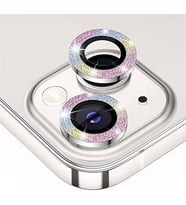 BİNANO IPHONE 12 DIAMOND KARIŞIK PEMBE CAMERA KORUYUCU
