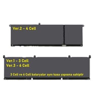 Dell Inspiron 16 Plus 7640 Batarya Pil RETRO V1 3Cell