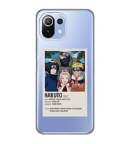 Xiaomi Mi 11 Lite Uyumlu Naruto Anime Desenli Şeffaf Telefon Kılıfı