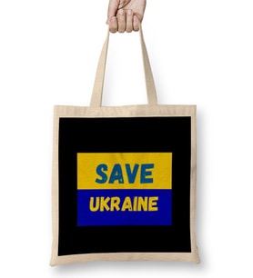 Free Ukraine Flag 2022 Bez Çanta Uzun Saplı