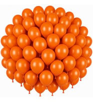 Turuncu Renk Lateks Pastel Balon (30 cm) - 50 Adet
