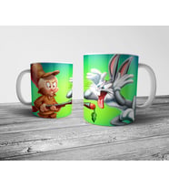Pixxa Elmer Fudd Bugs Bunny Kupa Bardak Model 3