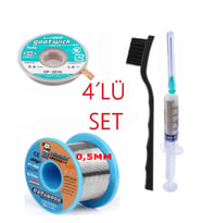 Mechanic Lehim Teli 63sn/37pb Uyumlu Flux %1-3 40gr 05mm Cp3515-3,5 Set1 4in1 Arada