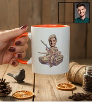 Kişiye Özel Karikatürlü Jandarma Kupa Bardak Jandarma Günü Hediyesi