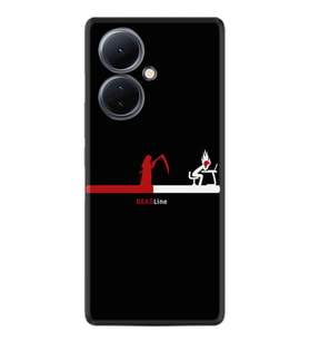 Vivo V29 Lite Kılıf Silikon Desen Özel Seri Dead Line 1662