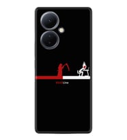 Vivo V29 Lite Kılıf Silikon Desen Özel Seri Dead Line 1662