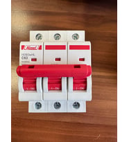 HİMEL 3x63A C Tipi 3 kutup  4,5kA Otomatik Sigorta Devre Kesici