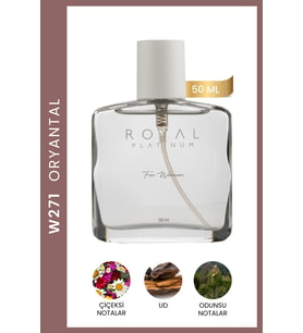 Royal Platinum W271 Kadın Parfüm Oryantal Ud Amber