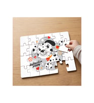 Minik Dalmaçyalı Köpek Tasarımlı 24 Parça Ahşap Çocuk Puzzle MPK0033