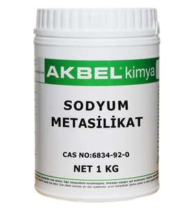 AKBEL SODYUM META SLİKAT 1 KG (Beyaz)