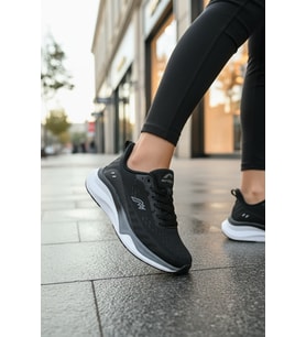 Enoch Kadın Nefes Alan File Saya Dinamik Tabanlı Koşu Sneaker