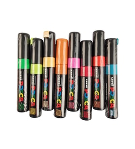 Uniball Posca Su Bazlı Markör Kalem Seti 8Mm 7+1Li Pc-8K