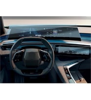 Peugeot 3008 GT Ekran Koruyucu 21 inç i-Cockpit Klima Ekranı (Şeffaf)