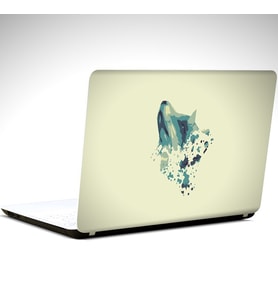 Kurt Minimal Laptop Sticker 19 inch (40,5X27CM)