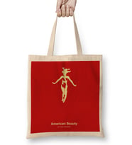 American Beauty Roses Movie Silhouette Bez Çanta Uzun Saplı