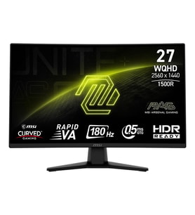 MSI MAG 274CQF 27 inç 180Hz 0.5ms 2K WQHD Adaptive Sync Rapid VA Kavisli Gaming Monitör