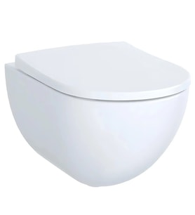 GEBERIT SMYLE ROUND RİMFREE ASMA KLOZET VE SOFT KAPAKLI SET 503.084.00.1