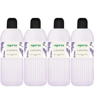 Agarta Kolonya 400 ML Lavanta 80 Derece Pet Şişe (4 Lü Set)