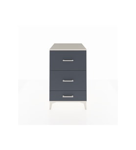 Kronos Komodin 3 Çekmeceli 60x59x96 Aytaşı-Antrasit