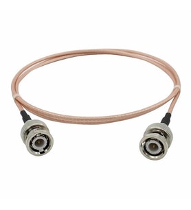 50cm RG316 BNC Erkek Erkek Kablo 50ohm Koaksiyel Uzatma Bağlantı Kablosu