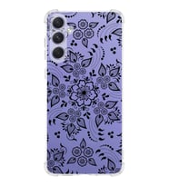 Samsung Galaxy A54 Uyumlu Köşe Korumalı Antişok Kapak Nostalji Desen Tasarımlı Şeffaf Silikon Kılıf
