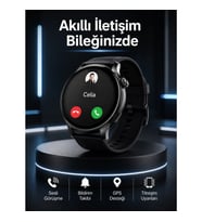 Mey İthalat® Akıllı Saat Bildirim Görme Amoled Ekran GPS Uyumlu Sesli Görüşme
