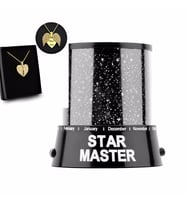 Kişiye Özel Melek Kanatlı Kolye Ve Star Master Gece Lambası