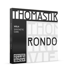 Thomastik RO200 Viyola Tel Seti - Rondo 4/4 Viyolalarla Tam Uyumlu (Üst Segment - Luthier Serisi)  Üstün Ses Dengesi, Hızlı Yay Tepkisi, Modern Enstrümanlar İçin Optimize Edilmiş Karakter  Ölçü: 4/4 Viyolalar İçin (4'lü Tam Takım Set)
