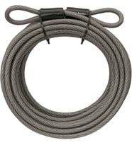 Master Lock Çelik Bisiklet Kilit Kablosu, 9 M Uzunluk X 3/8 Inç Çap Vinil Kaplı Halkalı Kablo, 70Dcc