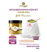 Smoothly Soyulabilen Gold Yüz Ağdası, Kaş Ağdası Boncuk SİR Ağda Seti 300gr  Boncuk Ağda - Sir ağda makinası