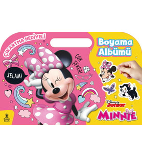 Minnie Çıkartma Hediyeli Boyama Albümü