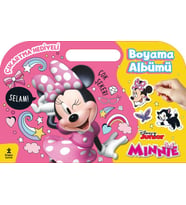 Minnie Çıkartma Hediyeli Boyama Albümü