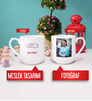 Acil Tıp Teknisyeni Kupa Bardak Oval Fotoğraflı