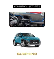 HYUNDAİ KONA 2020-2022TORPİDO KORUMA HALISI SİYAH KENAR