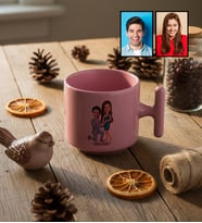 Kişiye Özel Karikatürlü Evlenme Teklifi Sevgililer T Pastel Kupa Sevgililer Günü Hediyesi