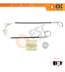 Land Rover Freelander MK1 1997-2006 3/5 Kapı CVH101210 İçin Elektrikli Arka Sol Cam Kriko Tamir Seti