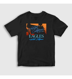Presmono Unisex Çocuk Siyah Tour Eagles T-Shirt 145269tt