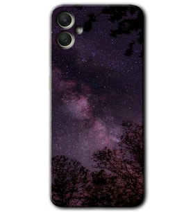 Galaxy A05 Kılıf HD Desen Baskılı Kılıf - Gece Galaksi