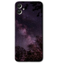 Galaxy A05 Kılıf HD Desen Baskılı Kılıf - Gece Galaksi