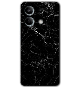 Xiaomi Redmi Note 13 5G Kılıf HD Desen Baskılı Kılıf - Siyah Mermer
