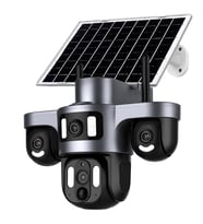 Canavis CA-15002 4G SIM Kartlı Solar PTZ Dış Mekan IP66 Güvenlik Kamerası + Çift Antenli Akıllı AI Takip