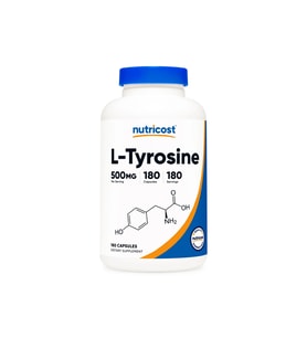 Nutricost L-Tyrosine 500 Mg 180 Kapsül - L-Tirozin Amino Asit
